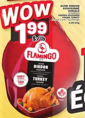 Marché Bonichoix Flamingo frozen seasoned young turkey offer