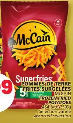 Marché Bonichoix Mccain frozen fried potatoes offer