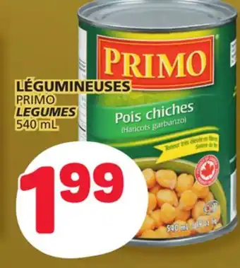 Marché Bonichoix Primo legumes offer