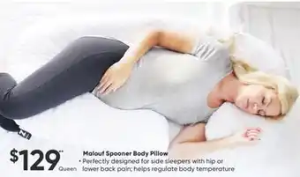 Dormez Vous Malouf spooner body pillow offer