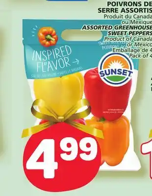 Marché Bonichoix Assorted greenhouse sweet peppers offer