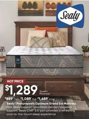 Dormez Vous Sealy posturepedic optimum grand era mattress offer
