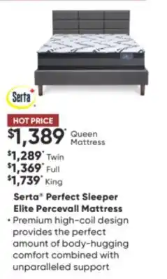 Dormez Vous Serta perfect sleeper elite percevall mattress offer