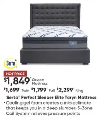 Dormez Vous Serta perfect sleeper elite taryn mattress offer