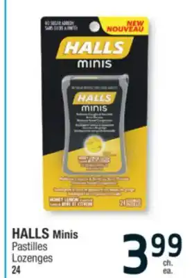 Jean Coutu Halls minis lozenges offer