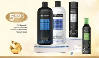 Jean Coutu Tresemmé selected hair care and hair styling products offer