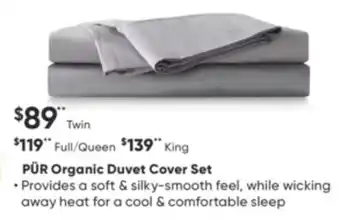 Dormez Vous Pur organic duvet cover set offer
