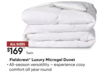 Dormez Vous Fieldcrest luxury microgel duvet offer