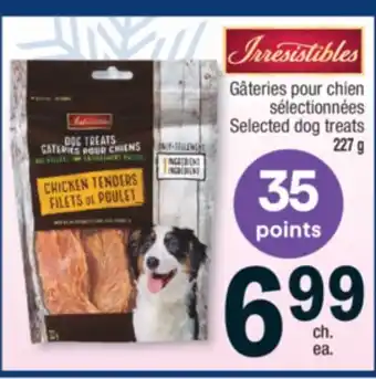 Jean Coutu Irresistibles selected dog treats offer