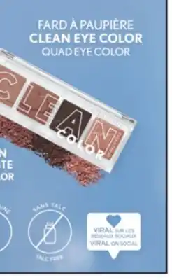 Jean Coutu Cover girl clean eye color offer