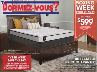 Dormez Vous Sealy optimum holt mattress offer