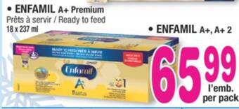 Jean Coutu Enfamil a+, a+ 2 selected products offer