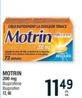 Jean Coutu Motrin 200 mg ibuprofen offer
