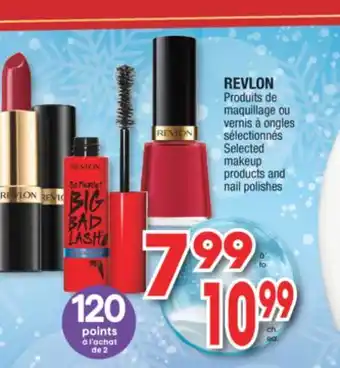 Jean Coutu Revlon selected makeup products and nail polishes offer