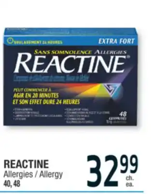 Jean Coutu Reactine allergy offer