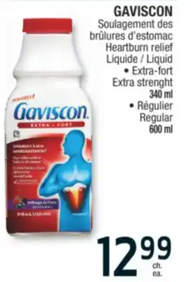 Jean Coutu Gaviscon heartburn relief liquid offer