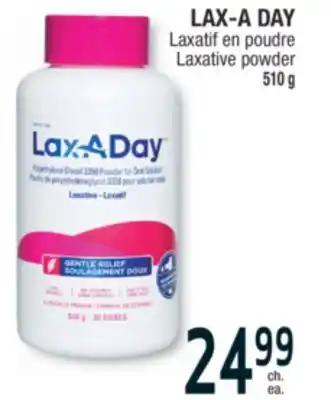 Jean Coutu Lax-a day laxative powder offer