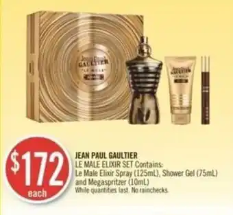 Shoppers Drug Mart JEAN PAUL GAULTIER LE MALE ELIXIR SET offer