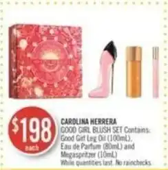 Shoppers Drug Mart CAROLINA HERRERA GOOD GIRL BLUSH SET offer