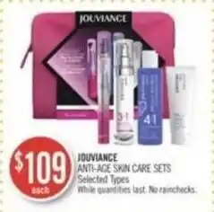 Shoppers Drug Mart JOUVIANCE ANTI-AGE SKIN CARE SETS offer