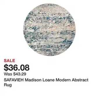 Bed Bath & Beyond Safavieh madison loane modern abstract rug offer