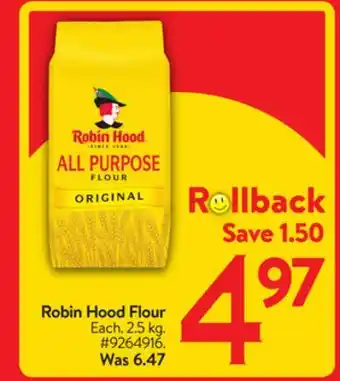 Walmart Robin hood flour offer