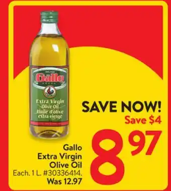 Walmart Gallo extra virgin olive oil offer