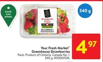 Walmart Your fresh market greenhouse strawberries offer