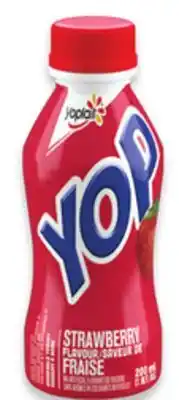 Walmart Yop drinkable yogurt offer