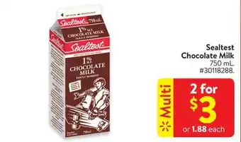 Walmart Sealtest chocolate milk offer