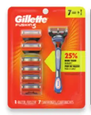Walmart Gillette fusion5 value pack offer