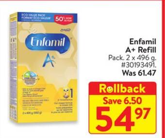 Walmart Enfamil a+ refill offer