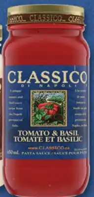 Walmart Classico pasta sauce offer