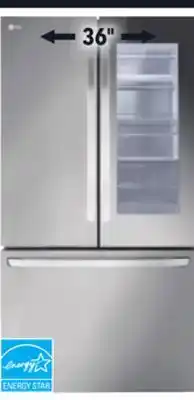Lowe's Lg 27 cu.ft.refrigerator offer