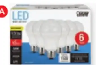 Lowe's Feit electric a19 led bulbs 6-pack offer