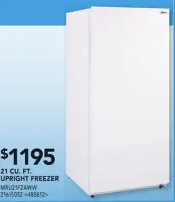 Lowe's Midea 21 cu. ft. upright freezer offer