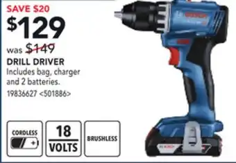 Lowe's Bosch drill driver offer