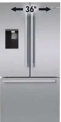Lowe's Bosch 26 cu. ft. refrigerator offer