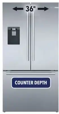 Lowe's Bosch 21.6 cu. ft. refrigerator offer