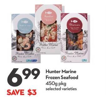 Longo's Hunter marine frozen seafood offer