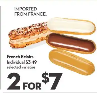 Longo's French eclairs offer