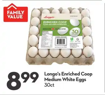 Longo's Longo's enriched coop medium white eggs offer