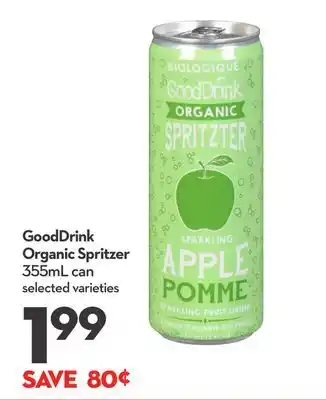 Longo's Gooddrink organic spritzer offer