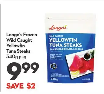 Longo's Longo's frozen wild caught yellowfin tuna steaks offer