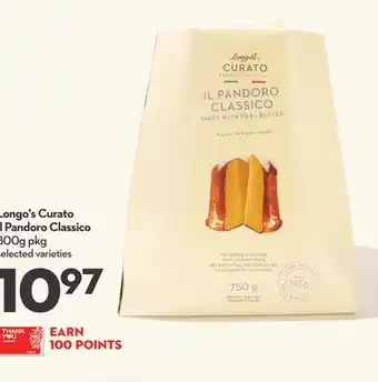 Longo's Longo's curato il pandoro classico offer