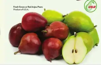 Longo's Fresh green or red anjou pears offer