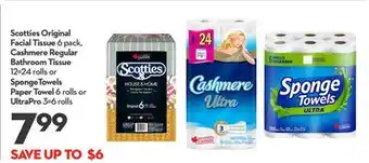 Longo's Scotties original facial tissue offer