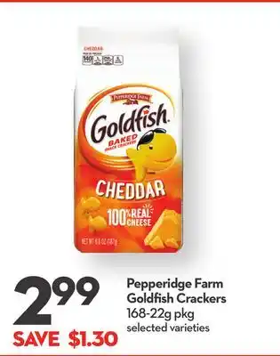 Longo's Pepperidge farm goldfish crackers offer