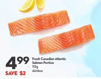 Longo's Fresh canadian atlantic salmon portion offer