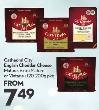 Longo's Cathedral city english cheddar cheese offer